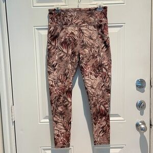 Freely Brown Camouflage 7/8 High Rise Pocket Leggings XL Buttery Hunting Brown